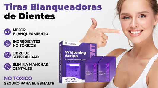 BlancoVivo Tiras Dentales Púrpura Rápidas