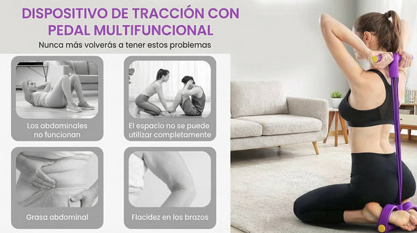 Cuerda Pedal Elástica para Entreno