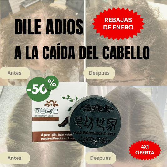 Compras 1 Llevas 4 | Jabón Polygonum EL ORIGINAL | CABELLO MÁS ABUNDANTE EN POCAS SEMANAS ✔
